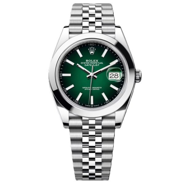 Rolex Datejust 41 “Ombre Green”, reference 126300-0026