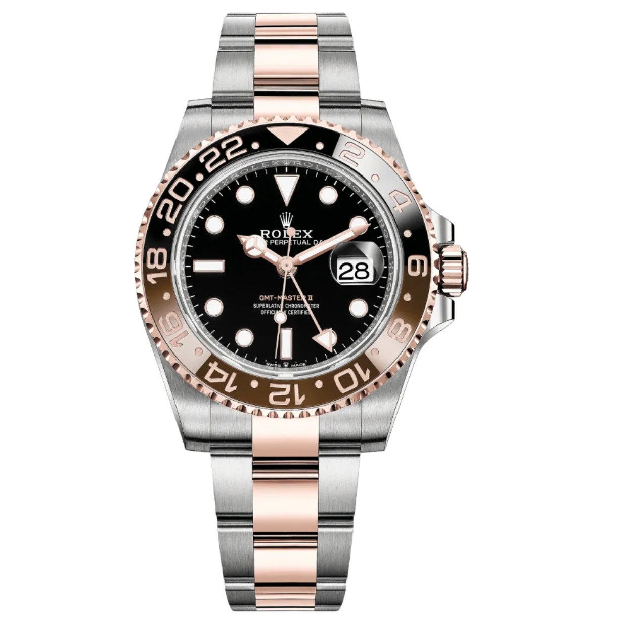 Rolex GMT-Master II “Root Beer”, reference 126711CHNR-0002